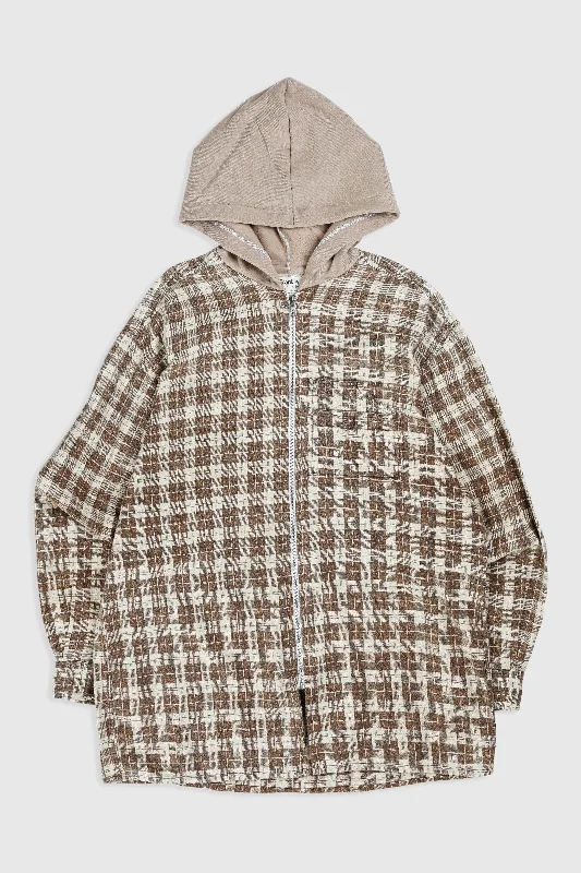 Unisex Rework Hooded Flannel - XXL