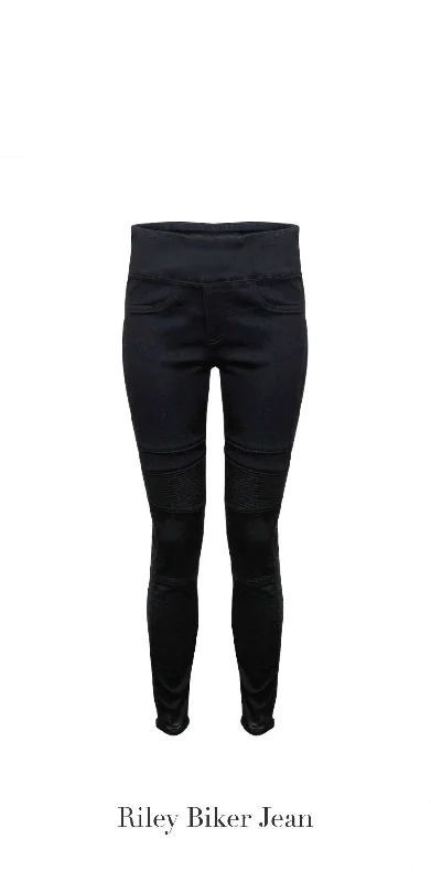 DECJUBA - Riley coated biker jeans! 10