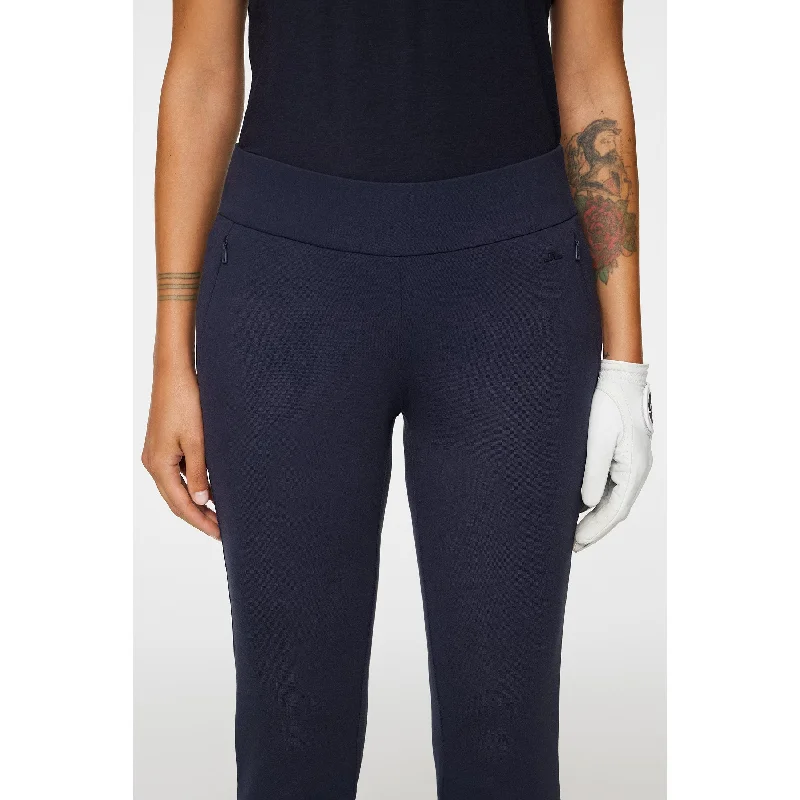 J.Lindeberg Women's Lea Pull On Golf Pants - JL Navy