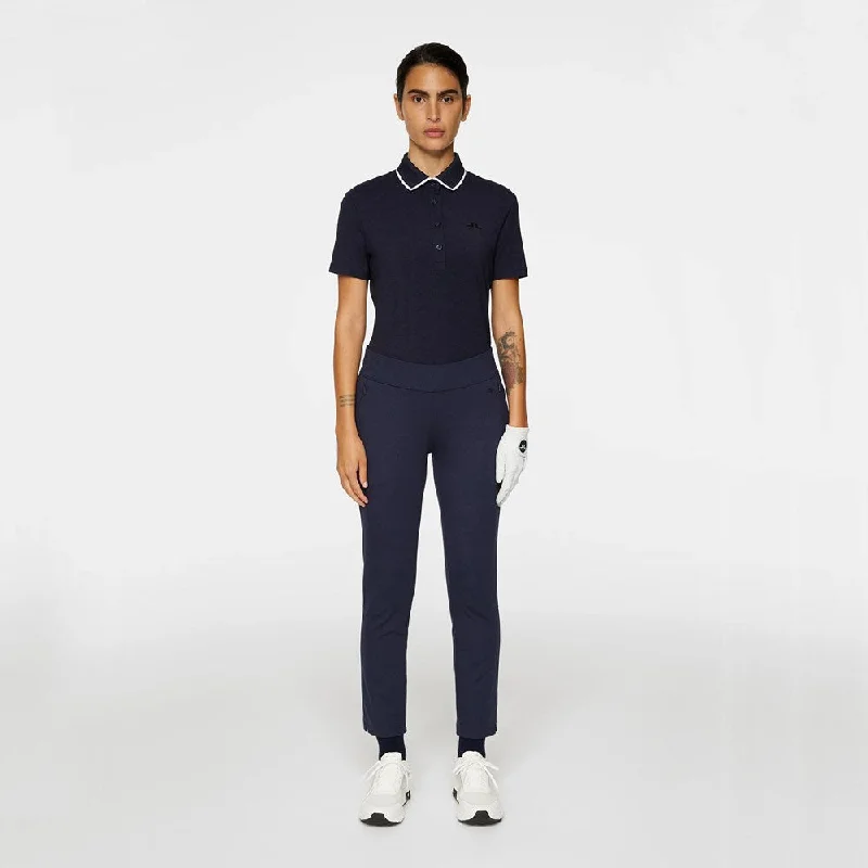 J.Lindeberg Women's Lea Pull On Golf Pants - JL Navy