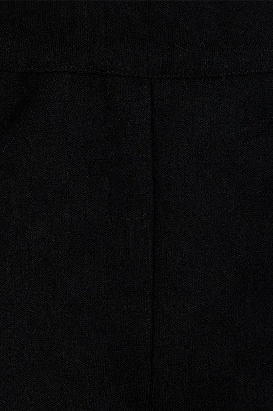 Kick Stretch-Cotton Long Pants In Subtle Jacquard Black