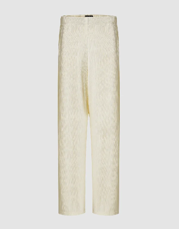 Knitted Wide-Leg Pants