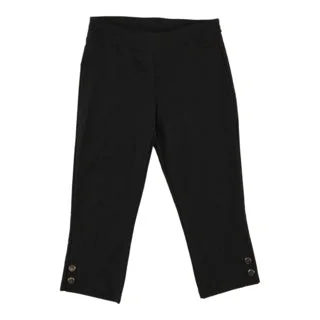 lily morgan Women's Black Capri Pants