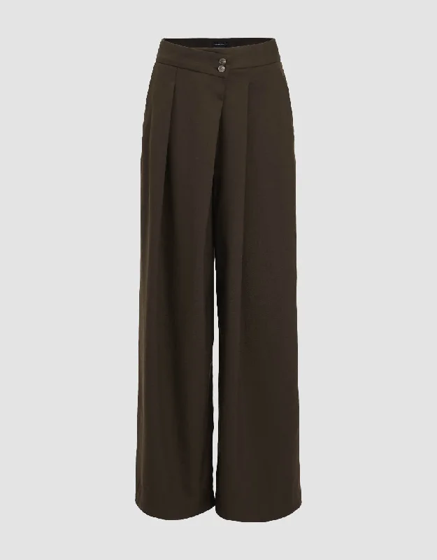 Loose Wide-Leg Pants