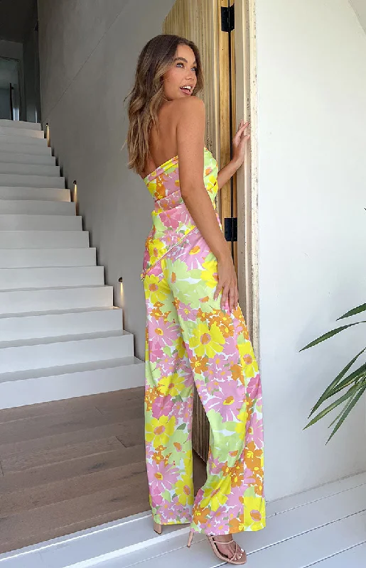 Mykonos Yellow Floral Pants