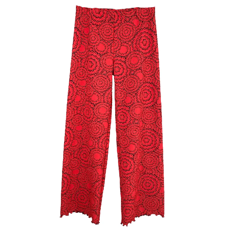 Rococco Red Doily Jacquard Knit Energy Pant