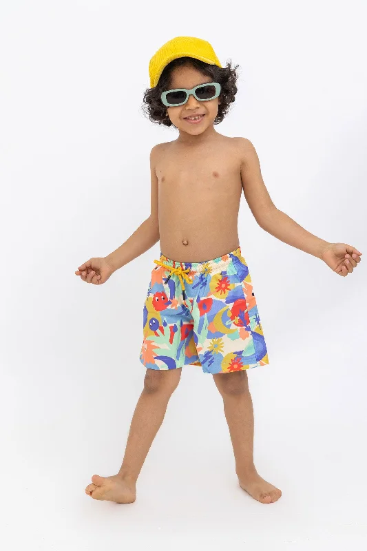 Boys Space Swimsuit - Dragonfly