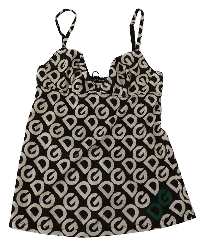 Chic Logo Print Camisole Tank Top