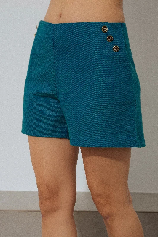 High Waist Tailored Shorts