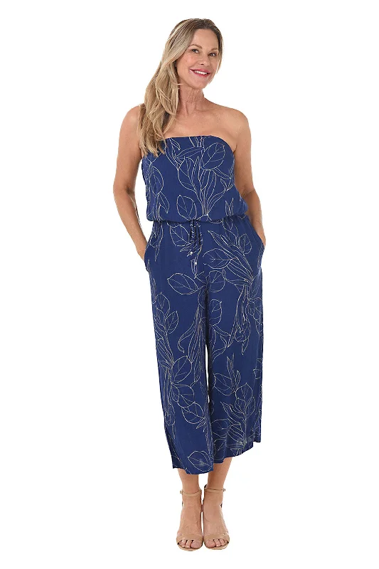 Calathea Bandeau Wide Leg Jumpsuit