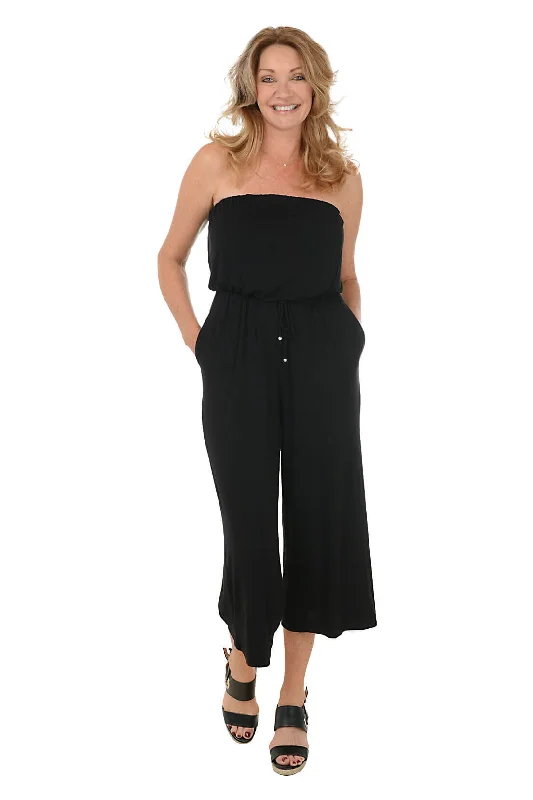 Bandeau Wide Leg Jumpsuit