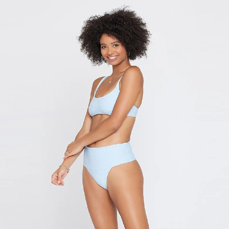 Eco Chic Jess Bikini Top (Sky Blue)