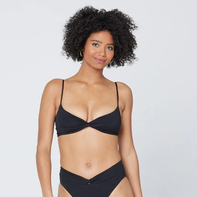 Ringo Bikini Top (Black)