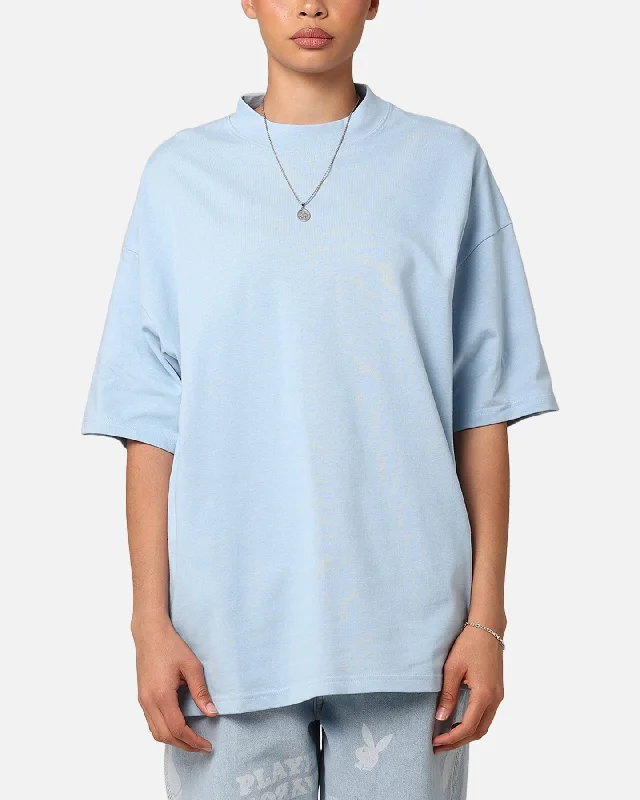 Culture Kings Oversized Blank T-Shirt Light Blue