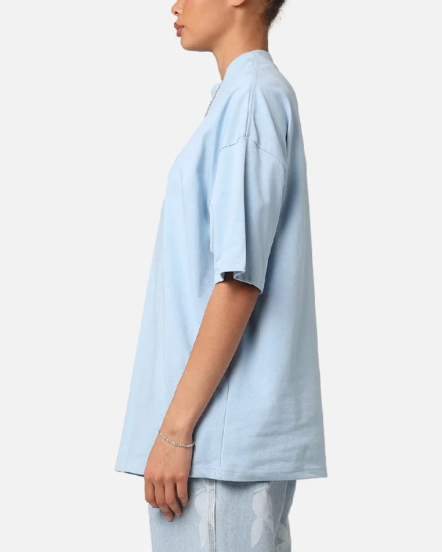 Culture Kings Oversized Blank T-Shirt Light Blue