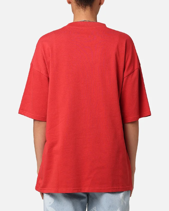 Culture Kings Oversized Blank T-Shirt Red