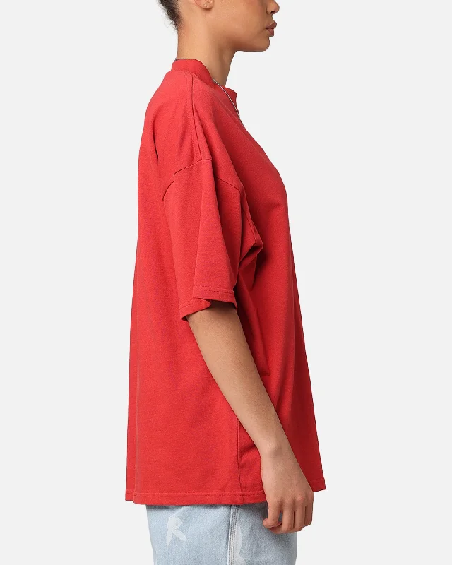 Culture Kings Oversized Blank T-Shirt Red