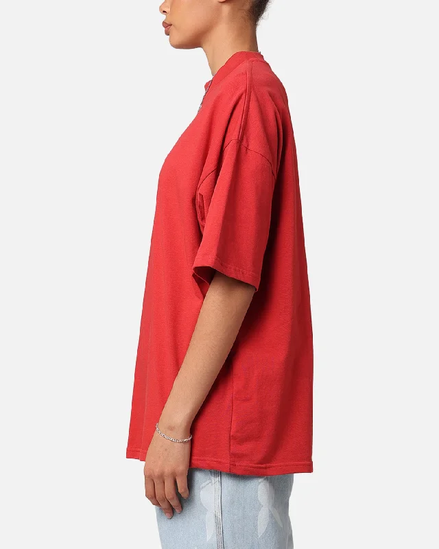 Culture Kings Oversized Blank T-Shirt Red