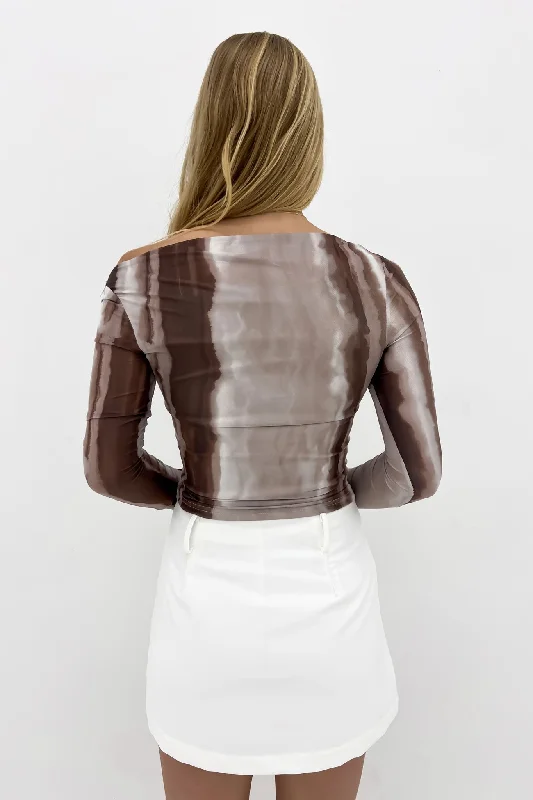 Danica Long Sleeve Brown