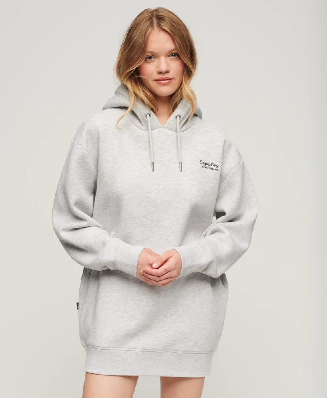 Essential Hoodie Dress | Glacier Grey Marle