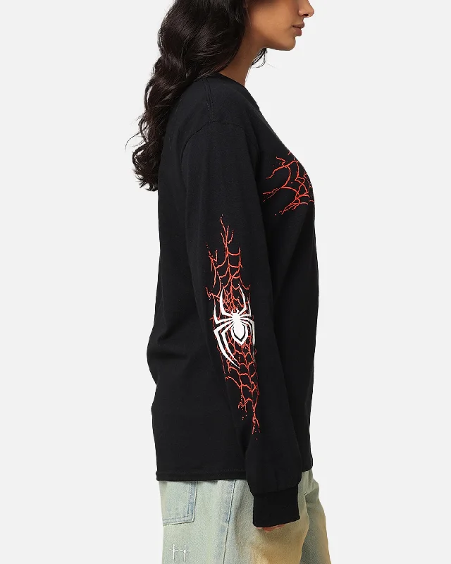 Goat Crew Marvel Spider-Man Y2K Miles Long Sleeve T-Shirt Black