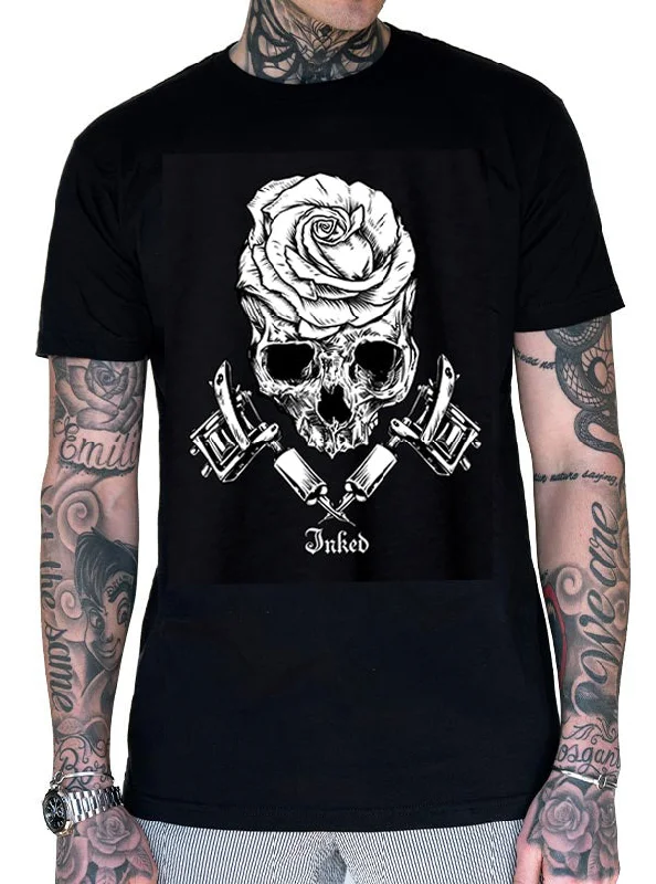 Unisex Rose Machine Tee