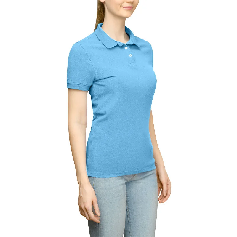 Solid Jersey Short Sleeve Polo Shirt