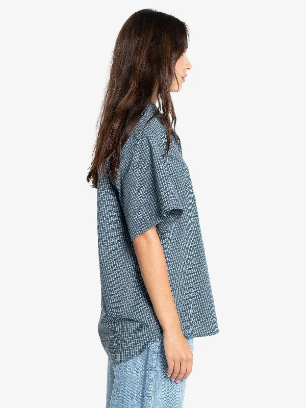 Precious Energy Plaid Shirt - Dark Jade