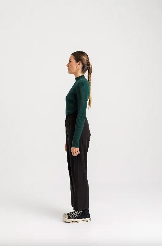 Thing Thing - Mock Neck Long Sleeve, Forest