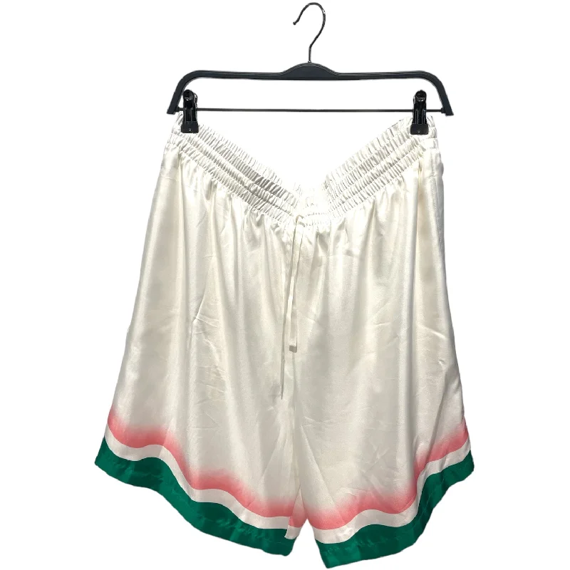 CASABLANCA/Shorts/XXL/Graphic/Silk/WHT/