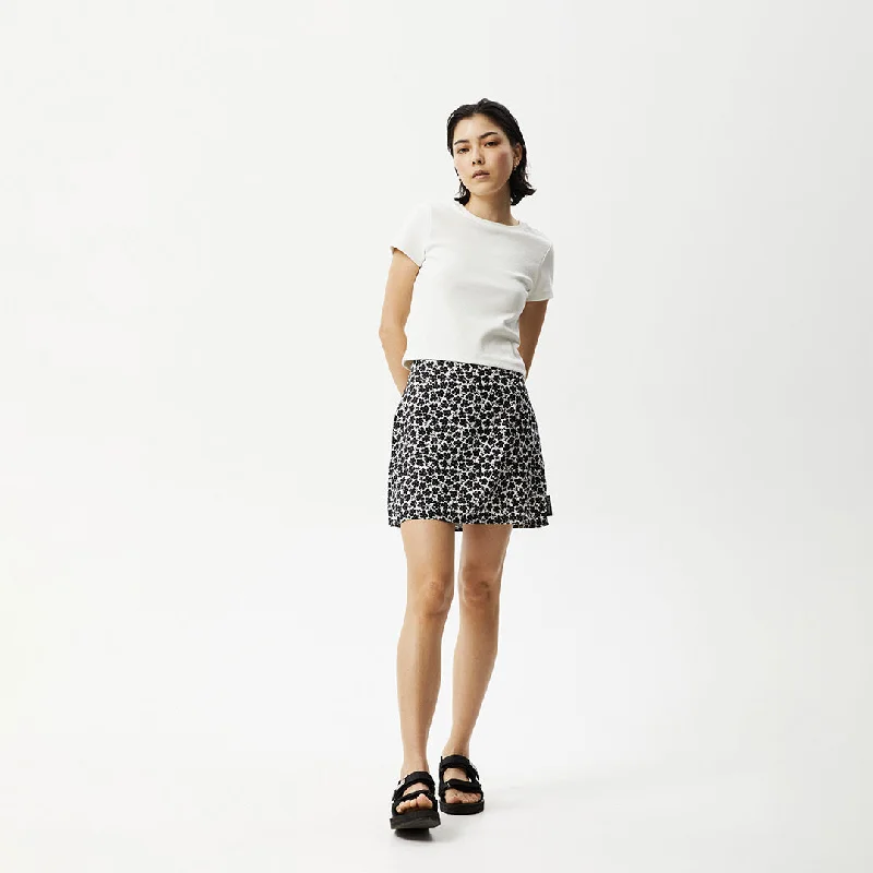 AFENDS Womens Madeline Mariah - Mini Skirt - Black Floral