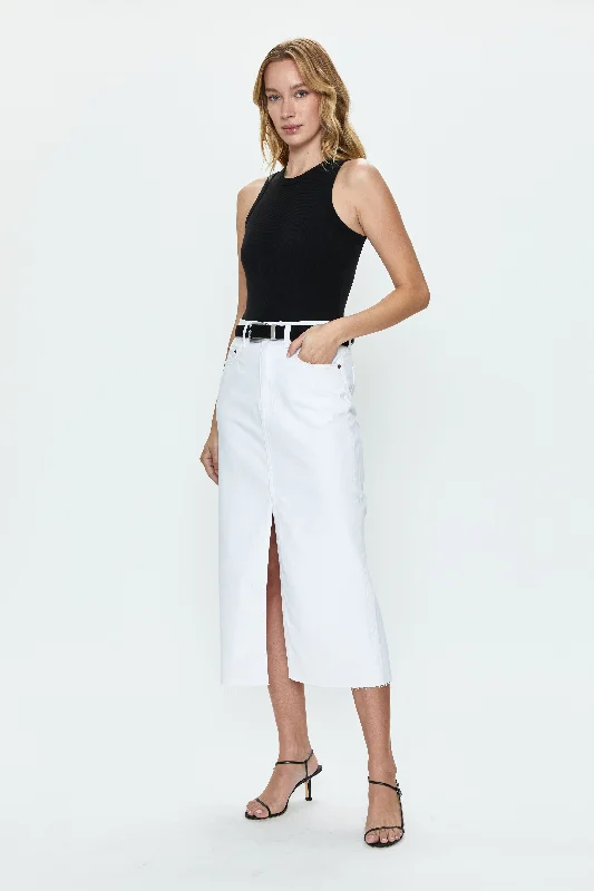 Alice Midi Skirt - White