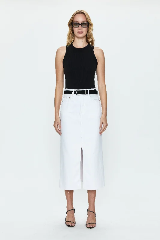 Alice Midi Skirt - White