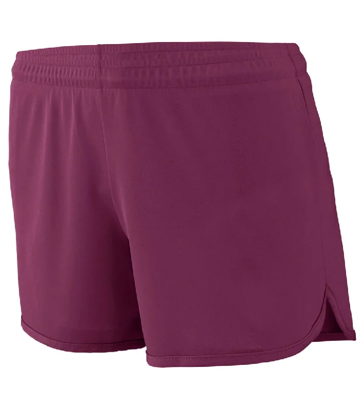 Augusta Sportswear Women's Accelerate Shorts Maroon