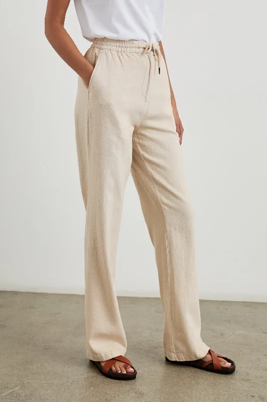 BROOKLYN PANT - STONE