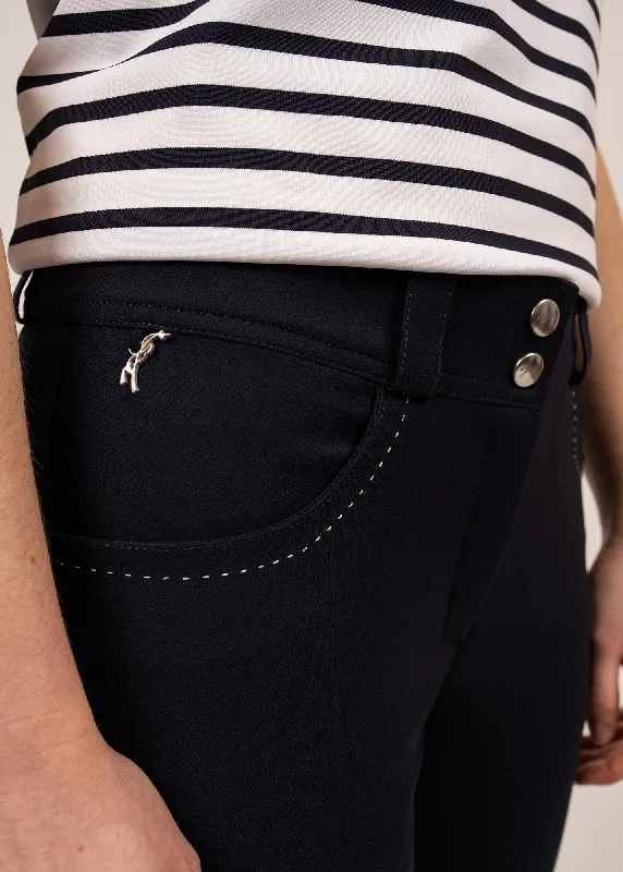 Fun City straight pants - SAINT JAMES x Pénélope (NAVY)