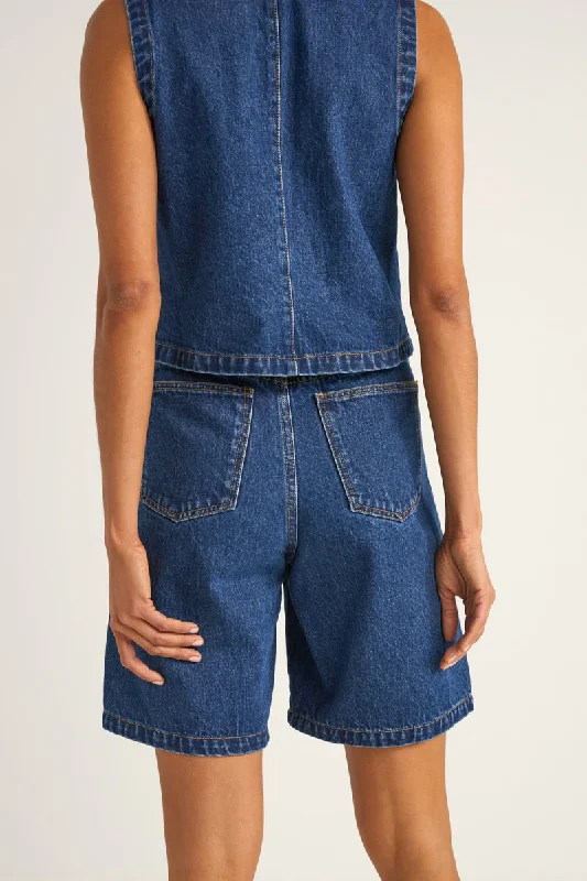 Gia Denim Jorts Indigo