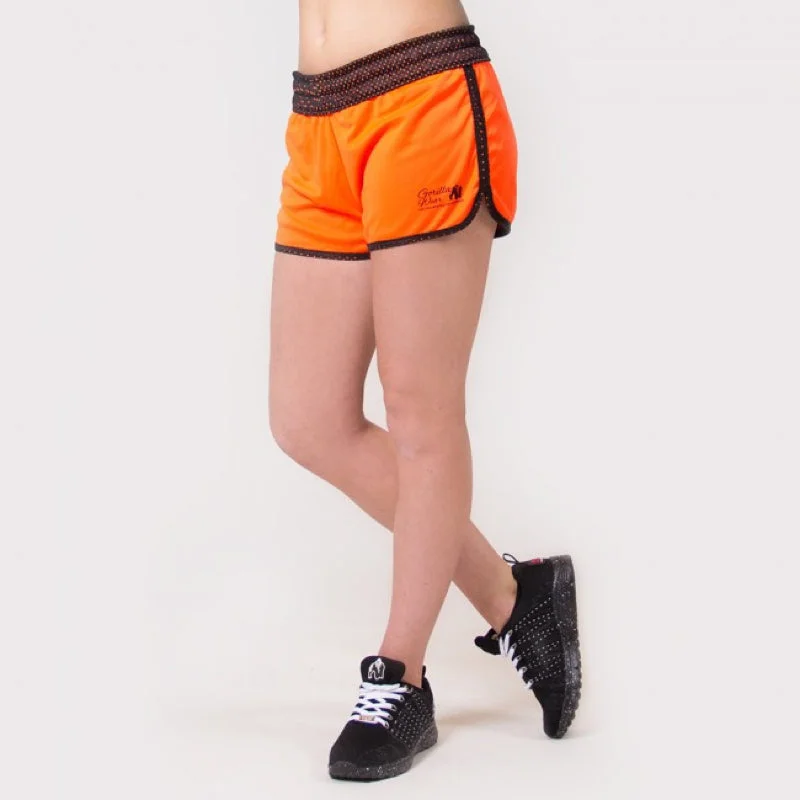 MADISON REVERSIBLE SHORTS - BLACK/NEON ORANGE