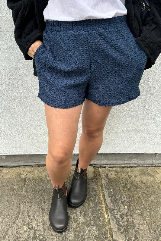 Object Feodora Dark Denim Shorts