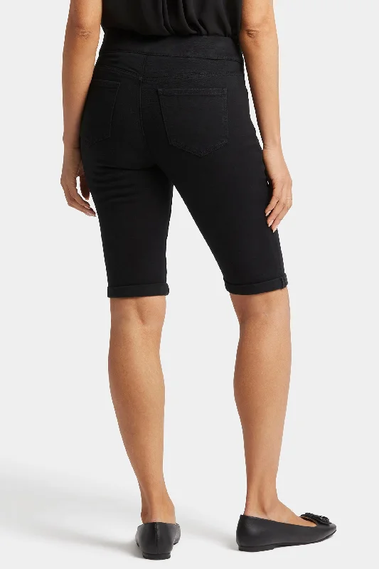 Pull-On Bike Shorts - Overdye Black