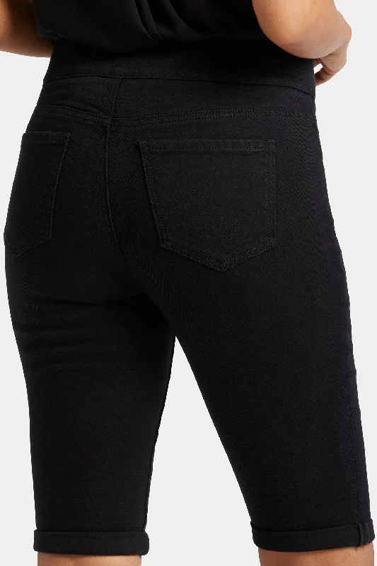 Pull-On Bike Shorts - Overdye Black