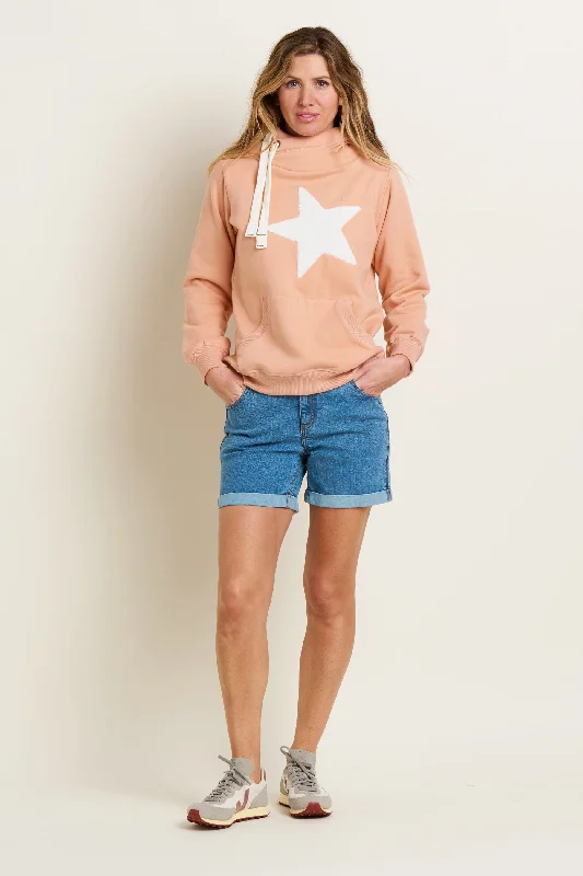 Side Stripe Denim Short