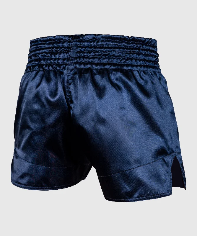 Venum Muay Thai Shorts Classic - Navy Blue/White