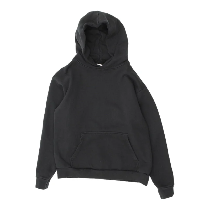 Blacksmith Mens Black Blank Pullover Hoodie | Designer Streetwear Hoody