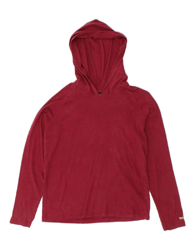 COLUMBIA Womens Hoodie Jumper UK 18 XL Red Cotton