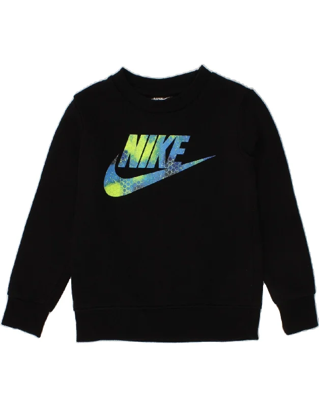 NIKE Baby Boys Graphic Sweatshirt Jumper 18-24 Months Black