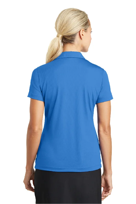 Nike Womens Dri-Fit Moisture Wicking Short Sleeve Polo Shirt - Brisk Blue