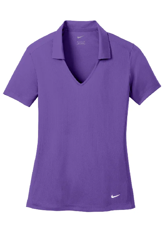 Nike Womens Dri-Fit Moisture Wicking Short Sleeve Polo Shirt - Court Purple