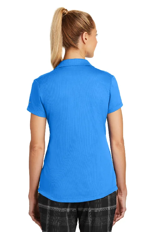 Nike Womens Legacy Dri-Fit Moisture Wicking Short Sleeve Polo Shirt - Photo Blue