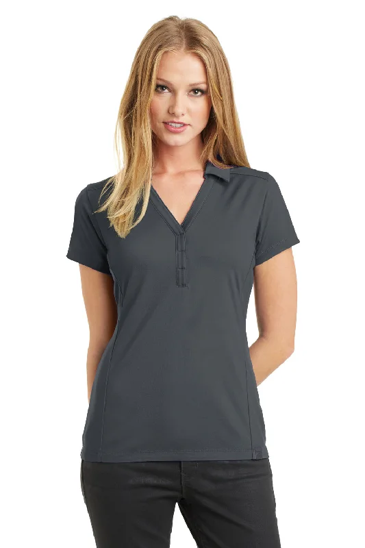 Ogio Womens Framework Moisture Wicking Short Sleeve Polo Shirt - Diesel Grey